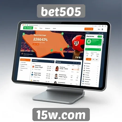 Interface e usabilidade do site bet505